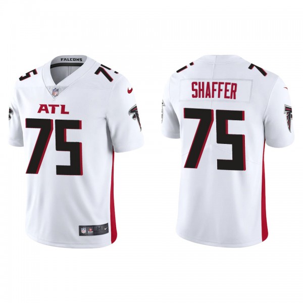 Men's Atlanta Falcons Justin Shaffer White 2022 NF...