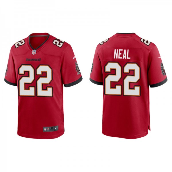 Men's Tampa Bay Buccaneers Keanu Neal Red Game Jer...