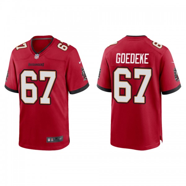 Men's Tampa Bay Buccaneers Luke Goedeke Red 2022 N...