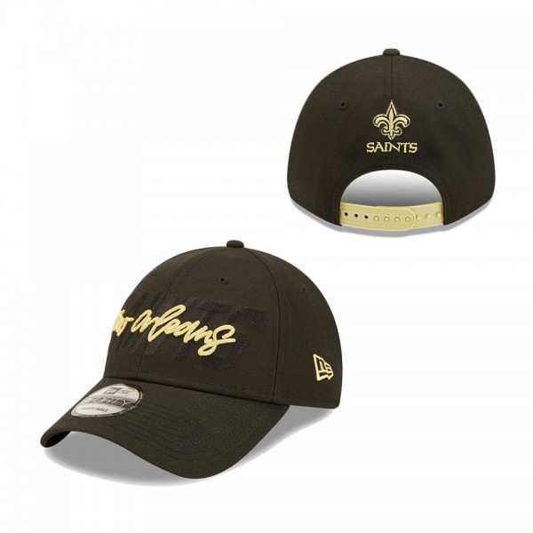 Men's New Orleans Saints New Era Black 2022 NFL Dr...