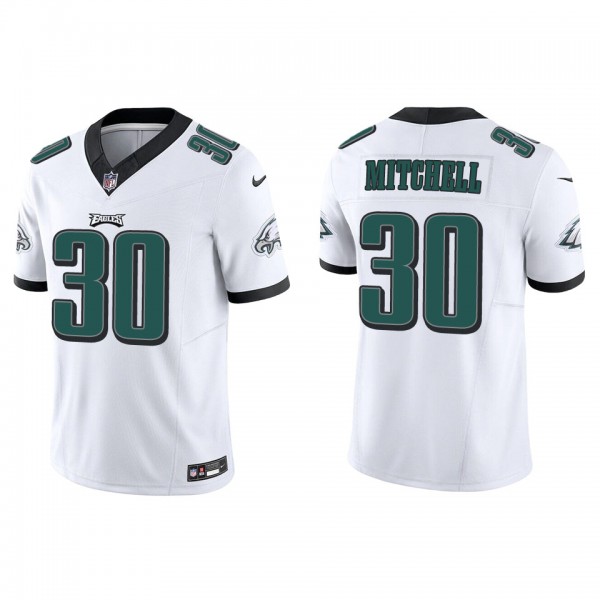 Men's Quinyon Mitchell Philadelphia Eagles White V...