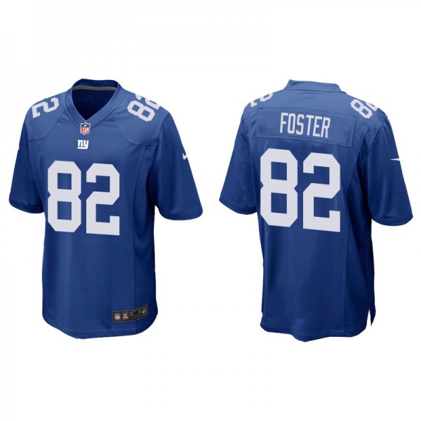 Men's New York Giants Robert Foster Royal Game Jer...