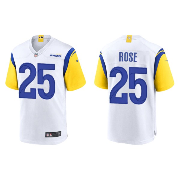 Rose Rams White Alternate Game Jersey