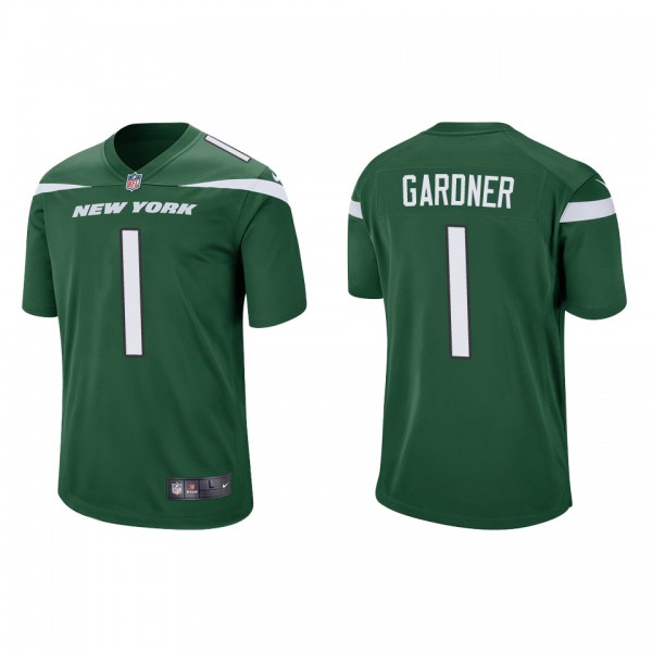 Men's New York Jets Sauce Gardner Green 2022 NFL D...