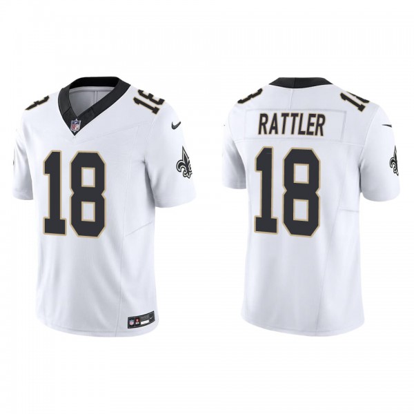 Men's Spencer Rattler New Orleans Saints White Vap...