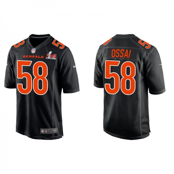 Men's Joseph Ossai Cincinnati Bengals Black Super ...