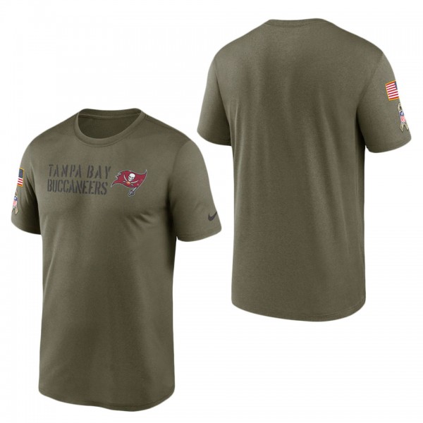 Men's Tampa Bay Buccaneers Olive 2022 Salute to Se...