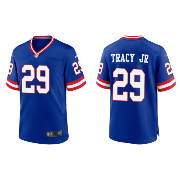 Men's Tyrone Tracy Jr. New York Giants Royal Class...