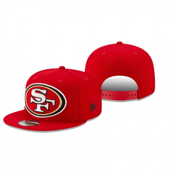 San Francisco 49ers Scarlet Metal Threads 9FIFTY A...