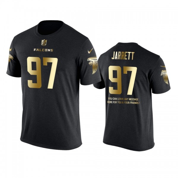 Atlanta Falcons #97 Grady Jarrett Metall Dark Nike Golden Special T-Shirt - Men