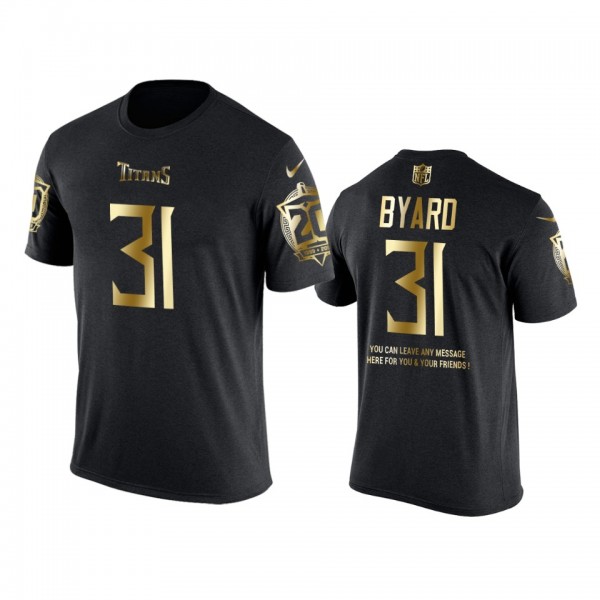Tennessee Titans #31 Kevin Byard Metall Dark Nike Golden Special T-Shirt - Men