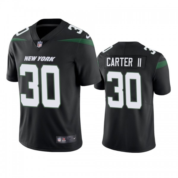 Michael Carter II New York Jets Black Vapor Limite...