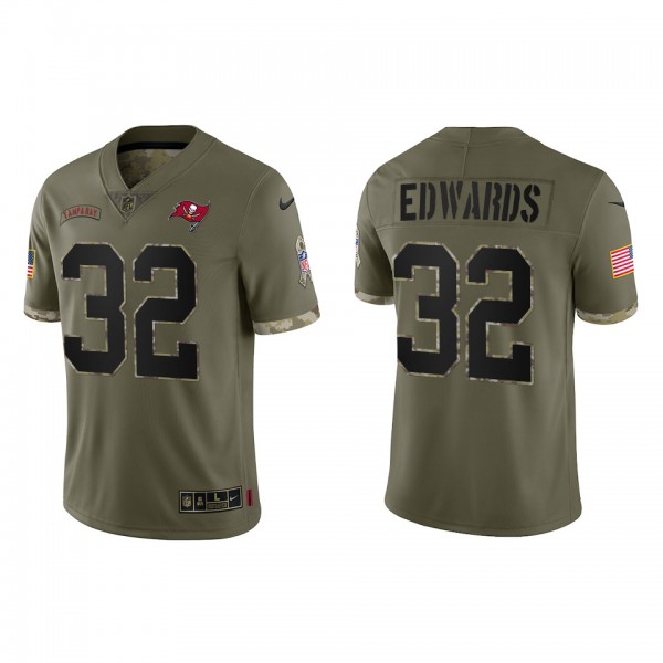 Mike Edwards Tampa Bay Buccaneers Olive 2022 Salut...