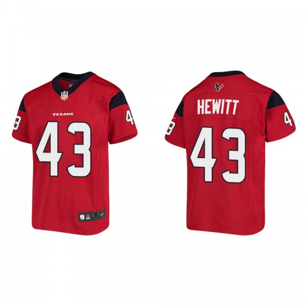 Youth Neville Hewitt Houston Texans Red Game Jerse...