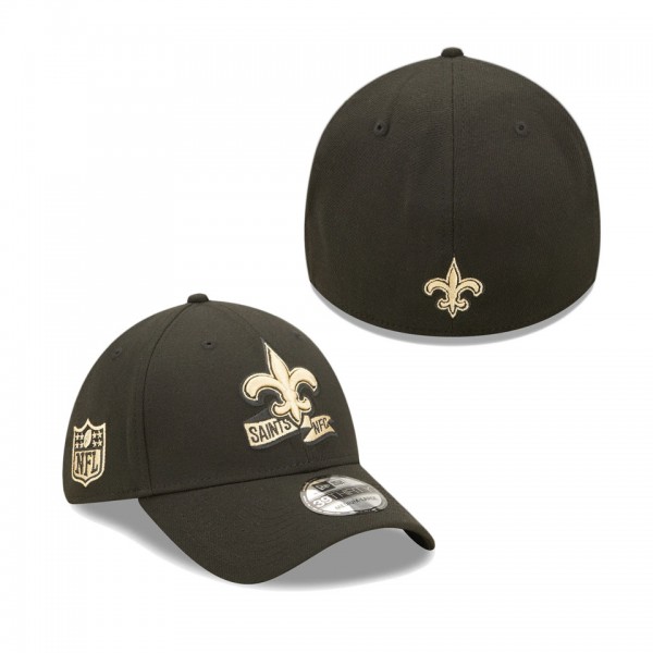 Men's New Orleans Saints Black 2022 Sideline 39THI...