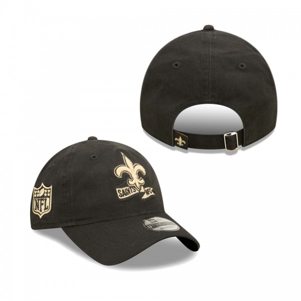 Men's New Orleans Saints Black 2022 Sideline Adjus...