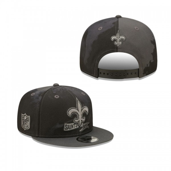 Men's New Orleans Saints Black Ink Dye Tonal 2022 ...