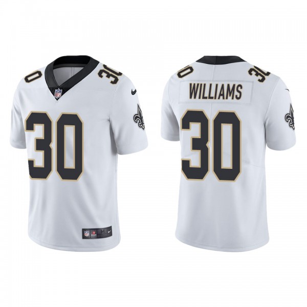 Men's Jamaal Williams New Orleans Saints White Vapor Limited Jersey