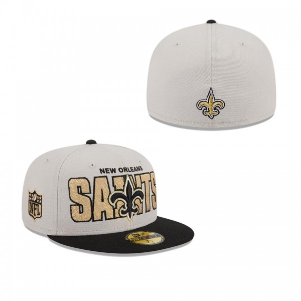 Men's New Orleans Saints Stone Black 2023 NFL Draf...