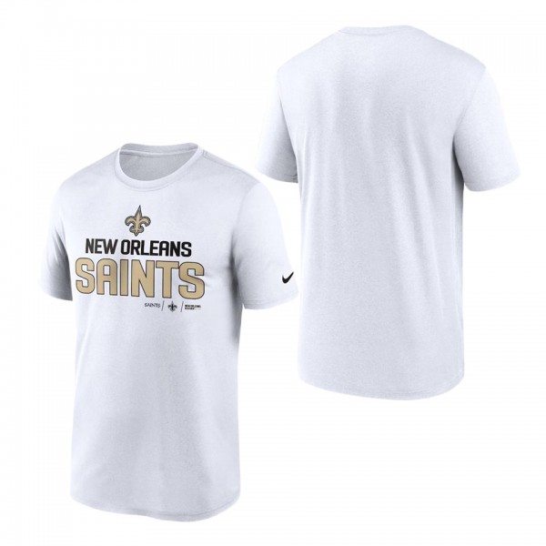 Men's New Orleans Saints Nike White Legend Communi...