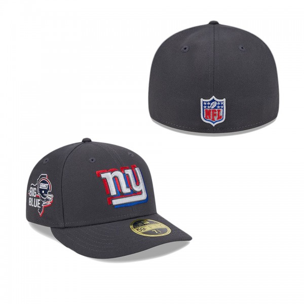 Men's New York Giants Graphite 2024 NFL Draft Low ...