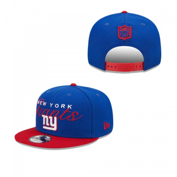 New York Giants Script Overlap 9FIFTY Snapback Hat
