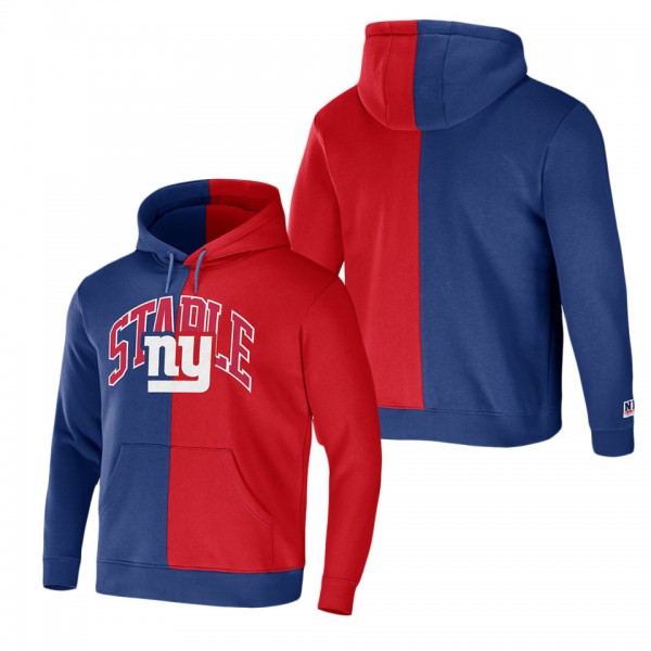 Men's New York Giants NFL x Staple Blue Split Logo...