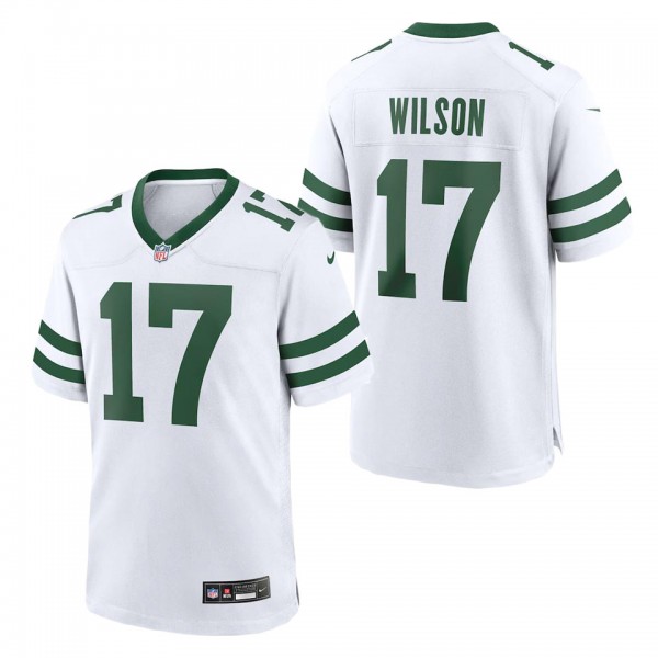 Men's New York Jets Garrett Wilson White Legacy Pl...