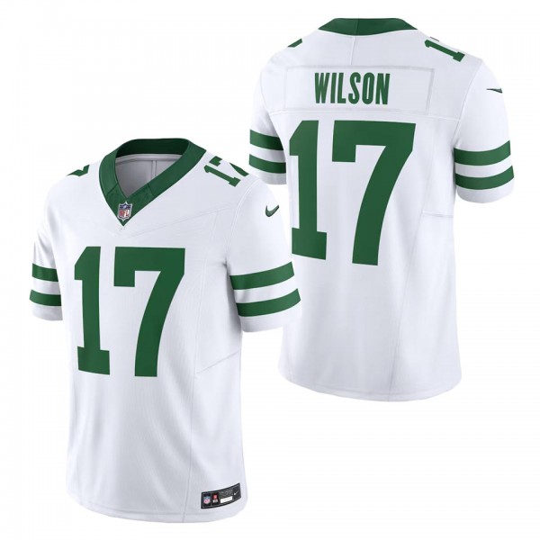Men's New York Jets Garrett Wilson White Legacy Va...