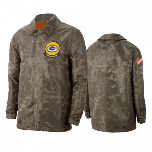 Green Bay Packers Camo 2019 Salute to Service Side...