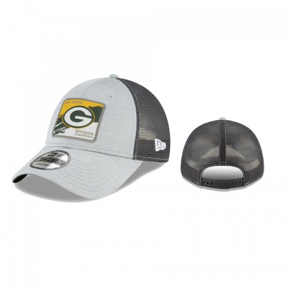 Green Bay Packers Heather Gray 2020 NFC North Divi...