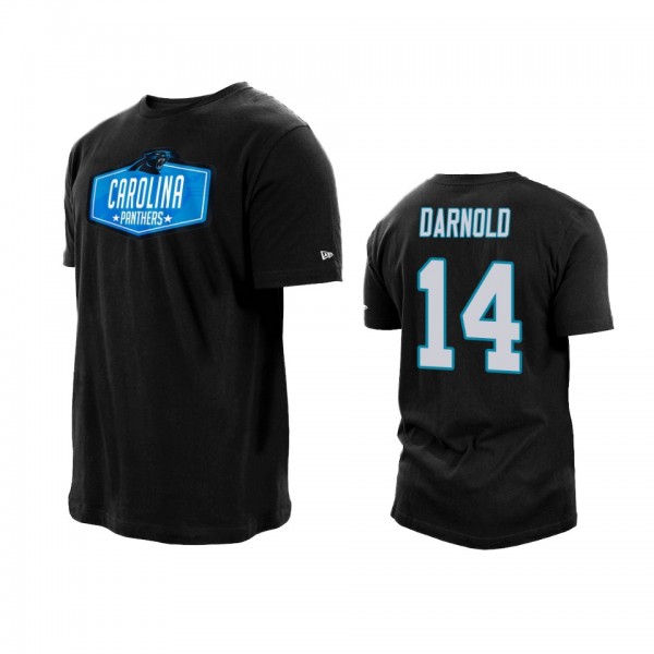 Carolina Panthers Sam Darnold Black 2021 NFL Draft...