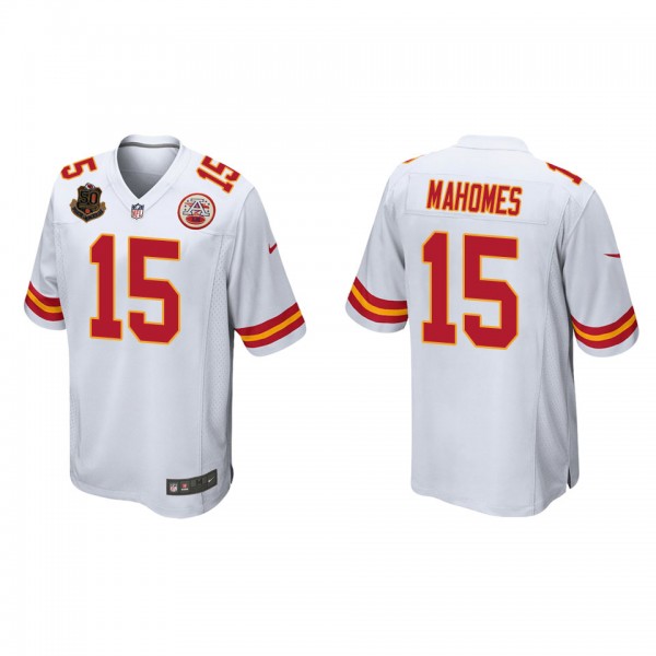 Men's Kansas City Chiefs Patrick Mahomes White 50t...