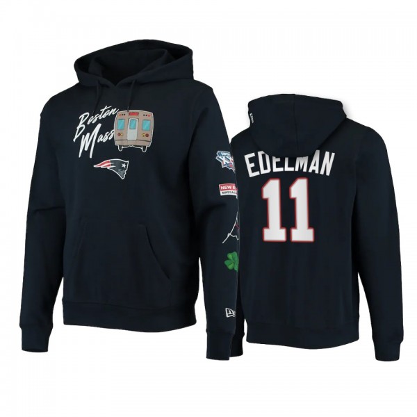 New England Patriots Julian Edelman Navy City Tran...