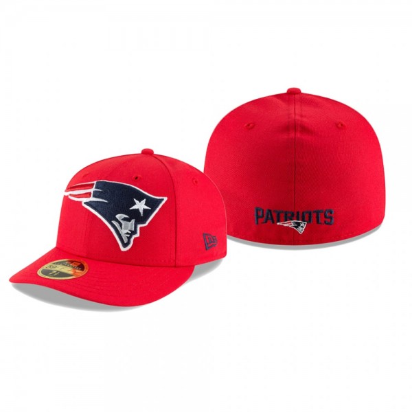 New England Patriots Red Omaha Low Profile 59FIFTY...