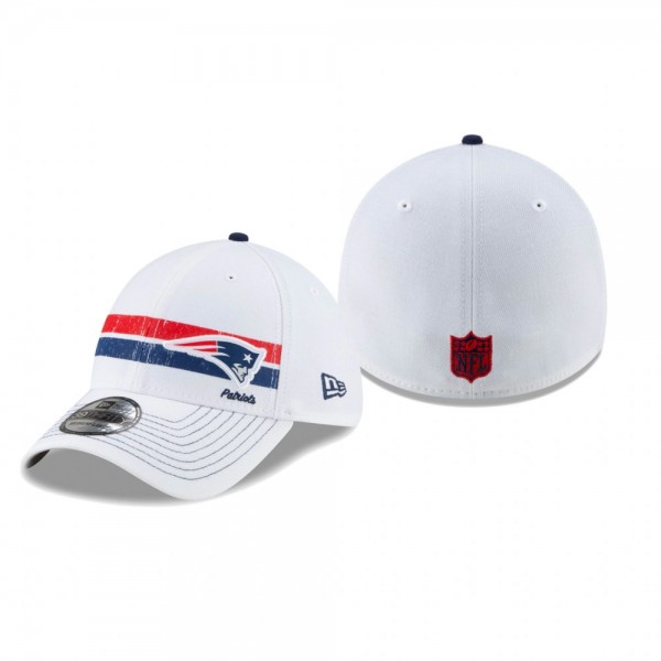 New England Patriots White Polar 39THIRTY Flex Hat