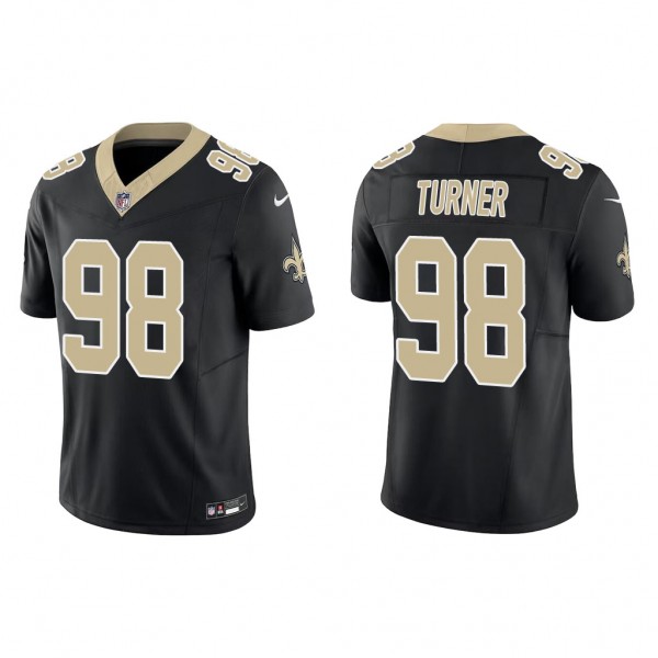 Men's New Orleans Saints Payton Turner Black Vapor...