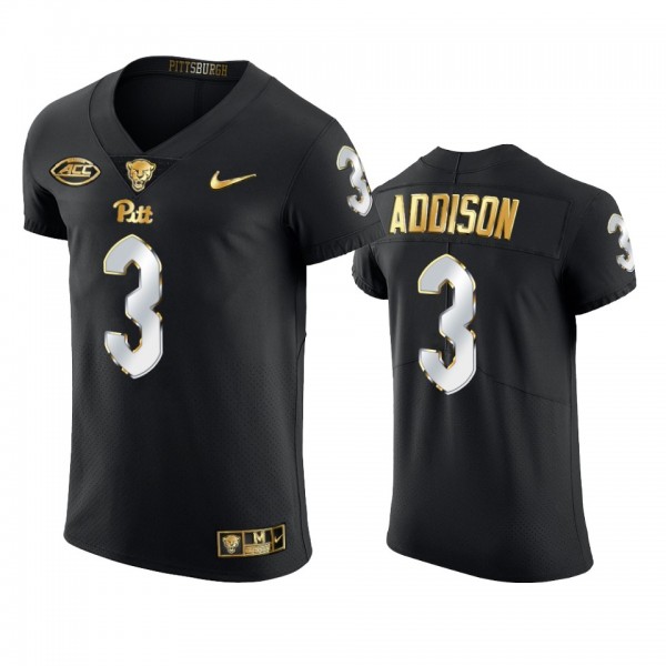 Pitt Panthers Jordan Addison Black Golden Edition ...