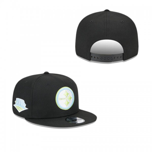 Pittsburgh Steelers Colorpack Black 9FIFTY Snapbac...