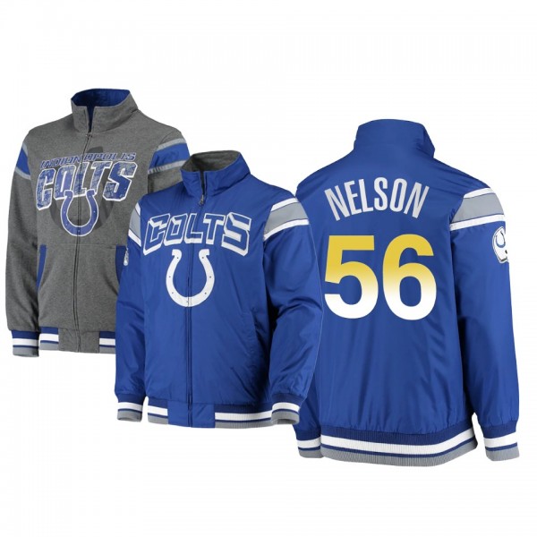 Indianapolis Colts Quenton Nelson Royal Charcoal O...