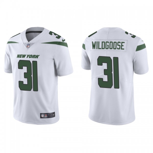 Men's New York Jets Rachad Wildgoose White Vapor L...