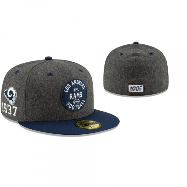 Los Angeles Rams Heather Charcoal Navy 2019 NFL Si...
