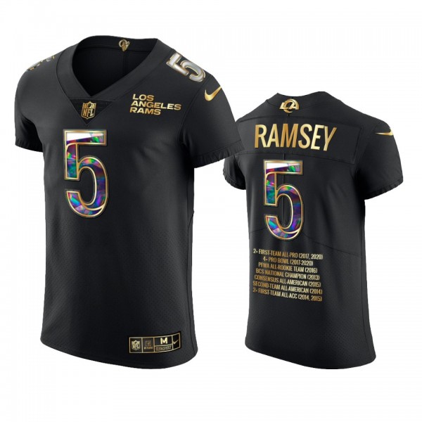 Los Angeles Rams Jalen Ramsey Black Career Highlig...