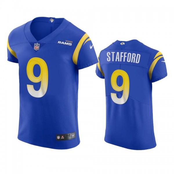 Los Angeles Rams Matthew Stafford Royal Vapor Elit...