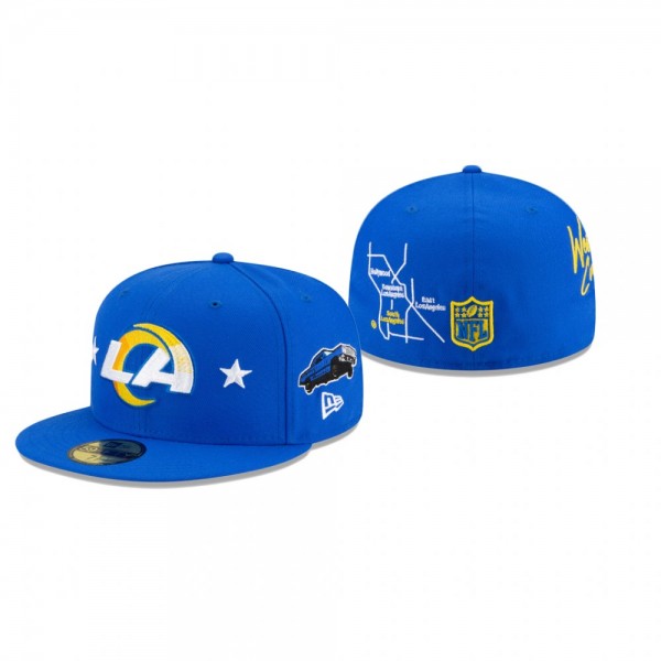 Los Angeles Rams Royal City Transit 59FIFTY Fitted...