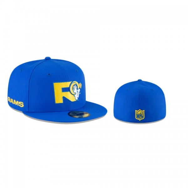 Los Angeles Rams Royal Logo Mix 59Fifty Fitted Hat