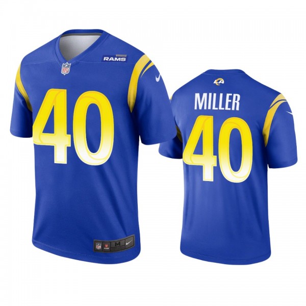 Los Angeles Rams Von Miller Royal Legend Jersey