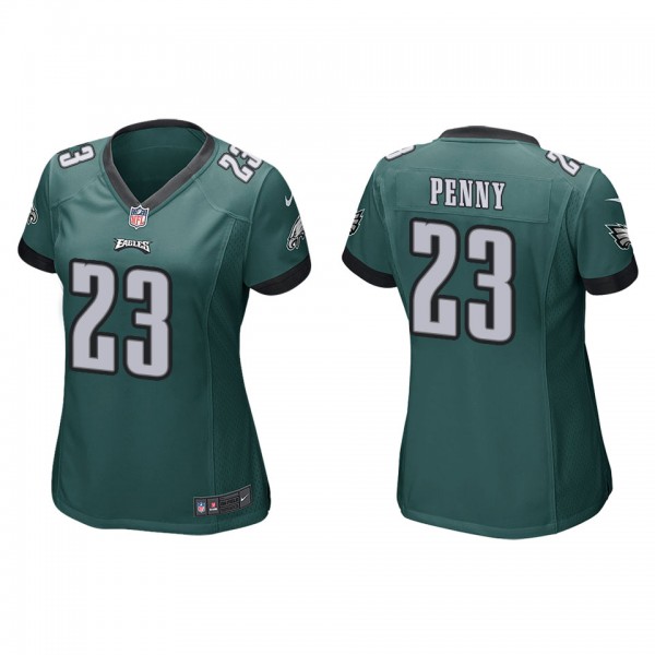 Women's Philadelphia Eagles Rashaad Penny Green Ga...