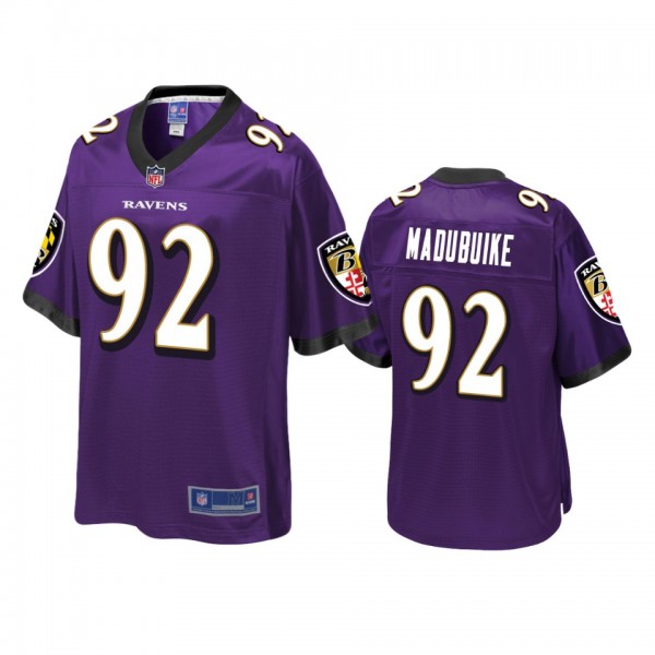 Baltimore Ravens Justin Madubuike Purple Pro Line ...