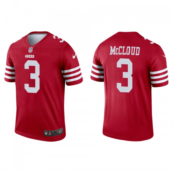 Men's San Francisco 49ers Ray-Ray McCloud Scarlet ...